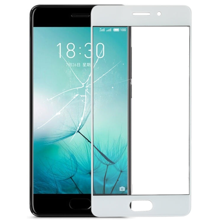 Front Screen Outer Glass Lens for Meizu Pro 7 (White)