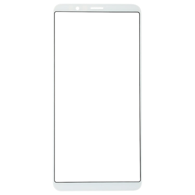 Lentille en verre extérieure de l'écran avant pour Oppo R11s Plus (Blanc)
