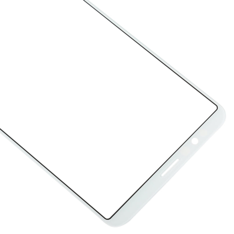 Lente de Cristal Exterior de la Pantalla Frontal Para Oppo R11s Plus (Blanco)