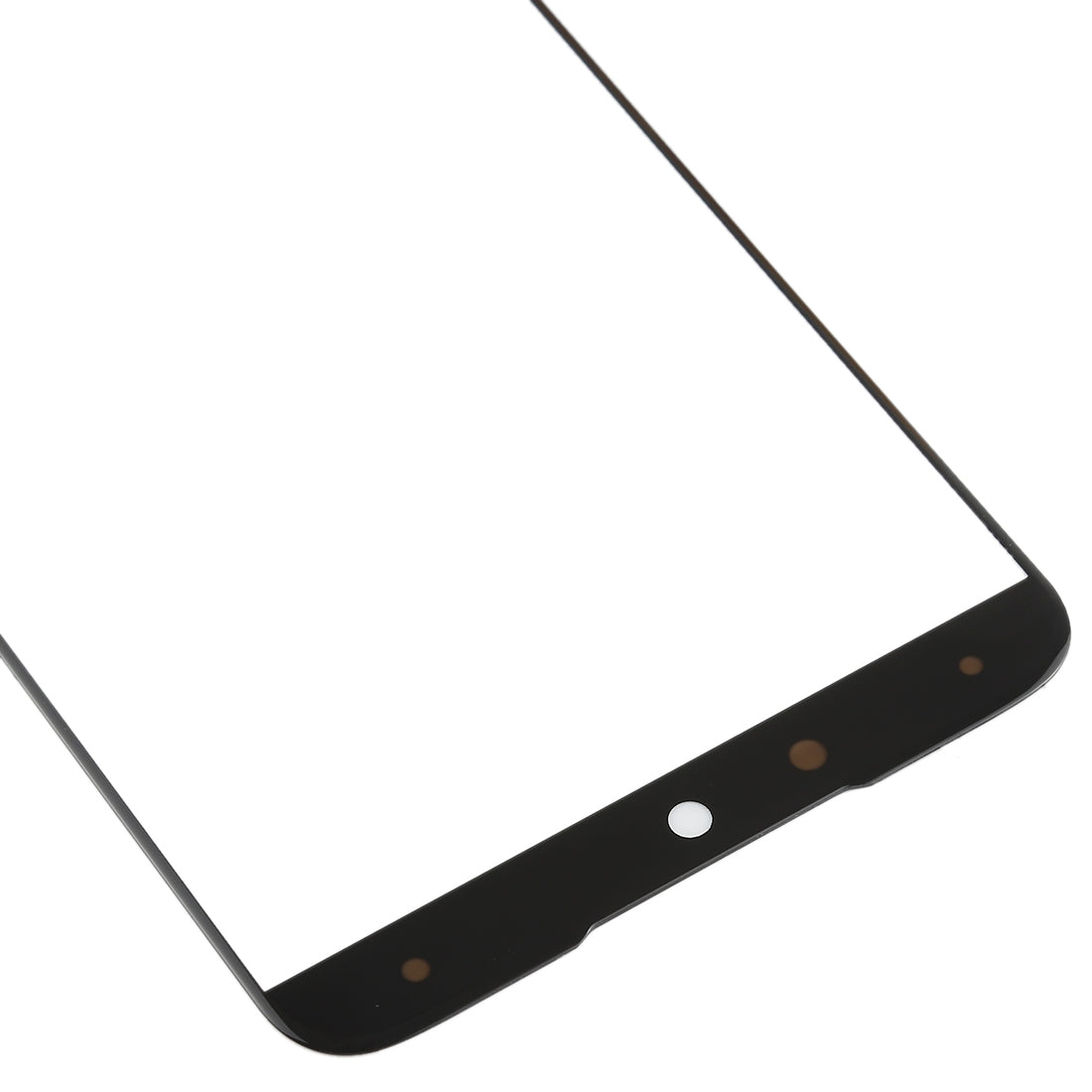 Outer Glass Front Screen Meizu 15 Black