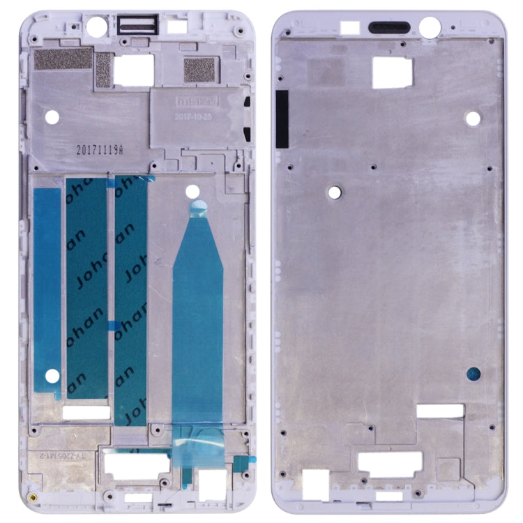 Middle Frame Bezel Plate for Meizu M6S / Meilan S6 (White)