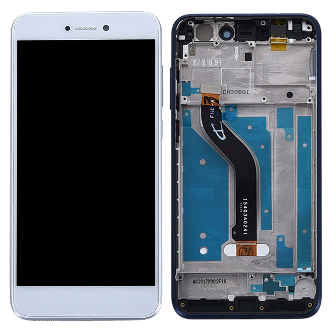 Pantalla Completa LCD + Tactil + Marco Huawei P8 Lite (2017) Blanco