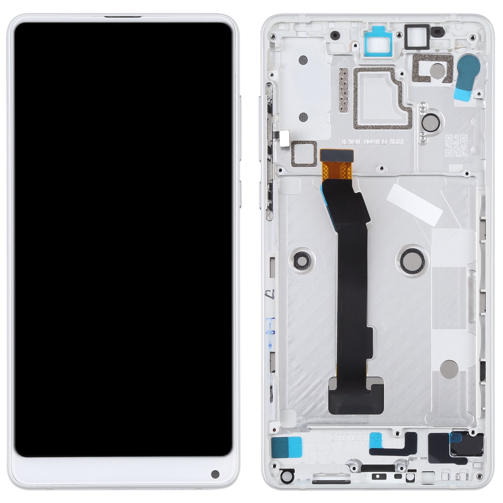 Ecran Complet LCD + Tactile + Châssis Xiaomi MI Mix 2S Blanc