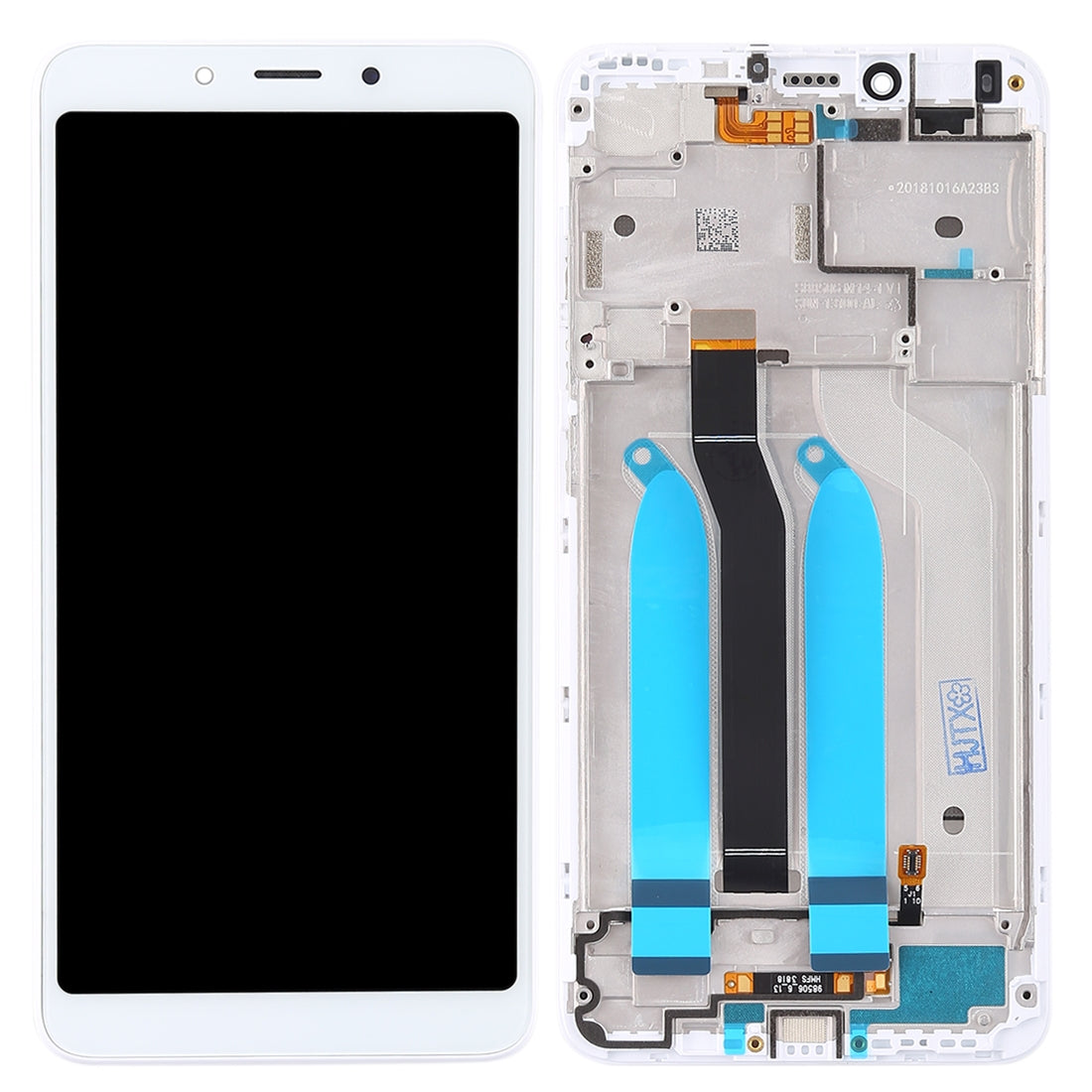 Ecran Complet LCD + Tactile + Châssis Xiaomi Redmi 6A Redmi 6 Blanc