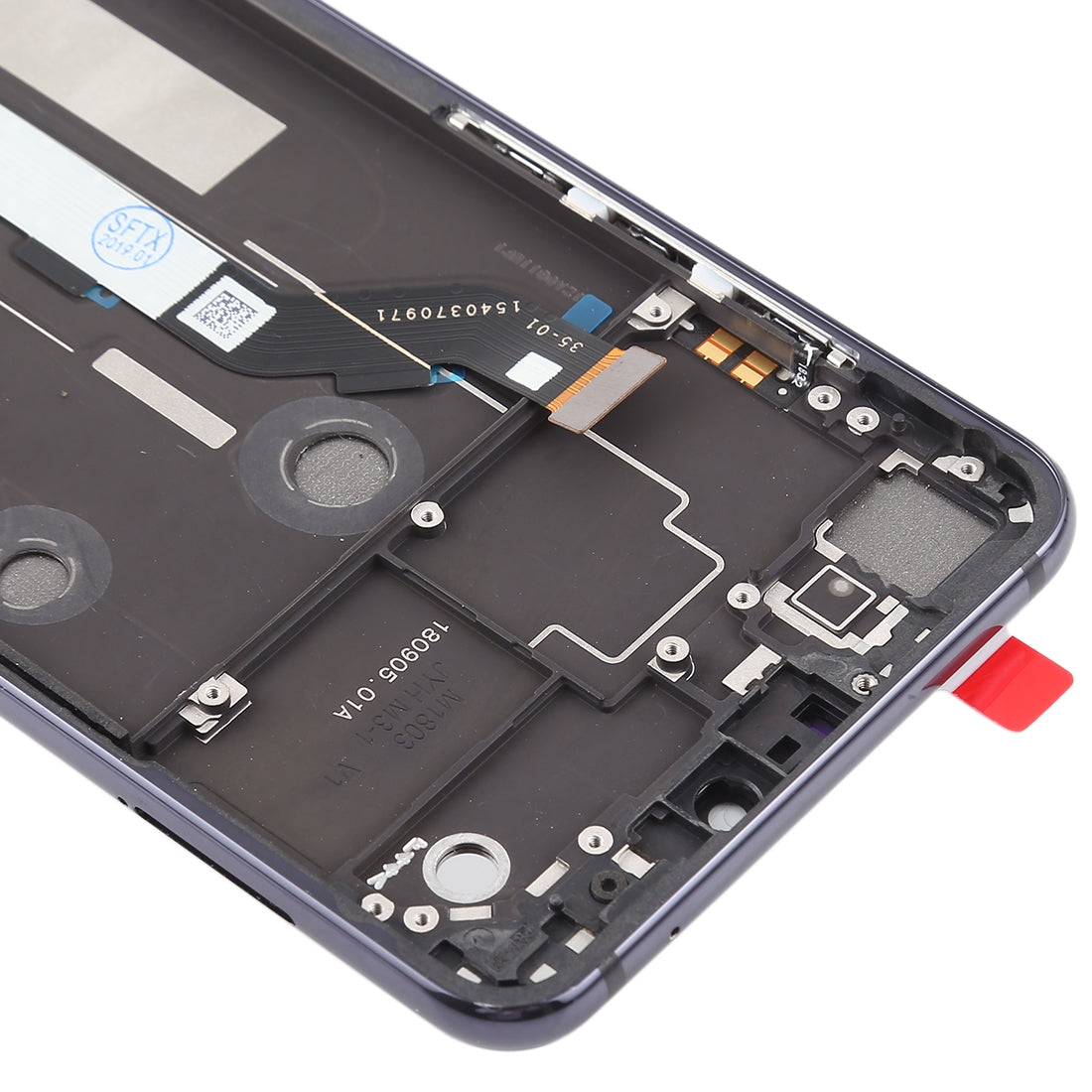 Ecran Complet LCD + Tactile + Châssis Xiaomi MI 8 Lite Noir