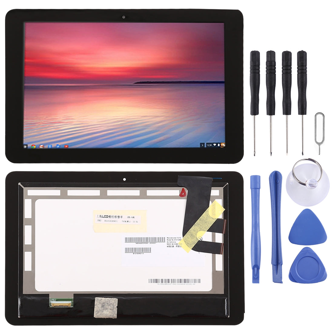 Ecran LCD + Vitre Tactile Asus Chromebook Flip C100PA 10 Noir