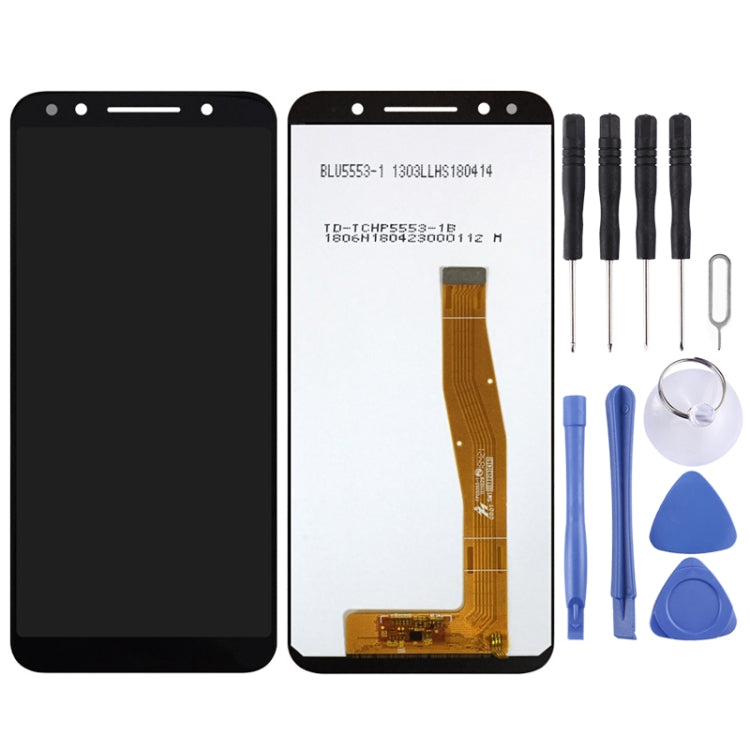 LCD Screen and Digitizer Complete Assembly For Alcatel 3 5052 5052D 5052Y OT5052 (Black)