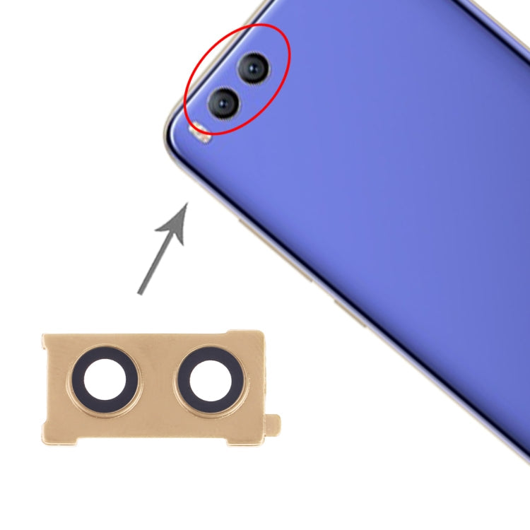Couvercle d'objectif d'appareil photo pour Xiaomi MI 6 (Or)