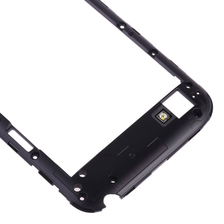 Panneau d'objectif de caméra pour boîtier de plaque arrière BlackBerry Q20 (noir)