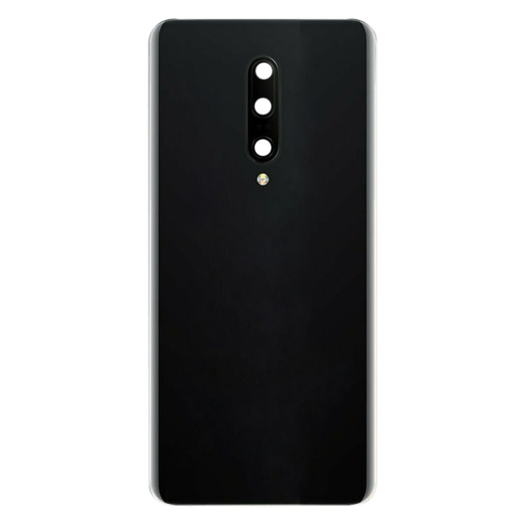 Coque arrière de batterie avec objectif d'appareil photo pour OnePlus 7 Pro (noir)