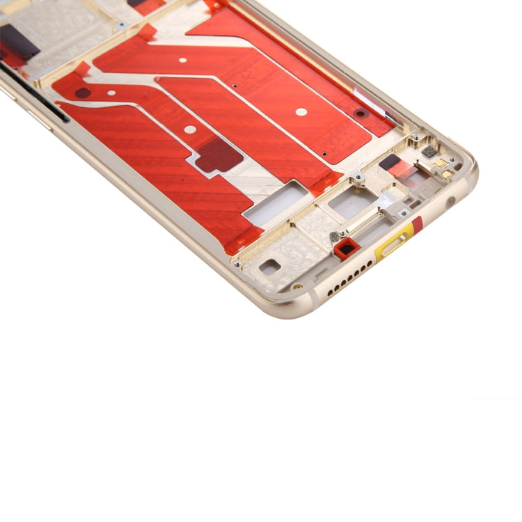 Huawei Honor 9 Carcasa Frontal Placa de Bisel de Marco LCD (dorado)