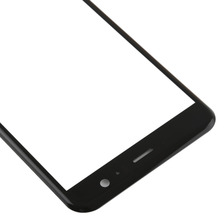 Lentille en verre extérieure de l'écran avant pour HTC U11 (noir)