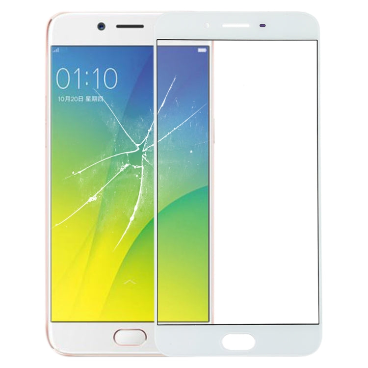 Front Screen Outer Glass Lens for Oppo R9s Plus (White)