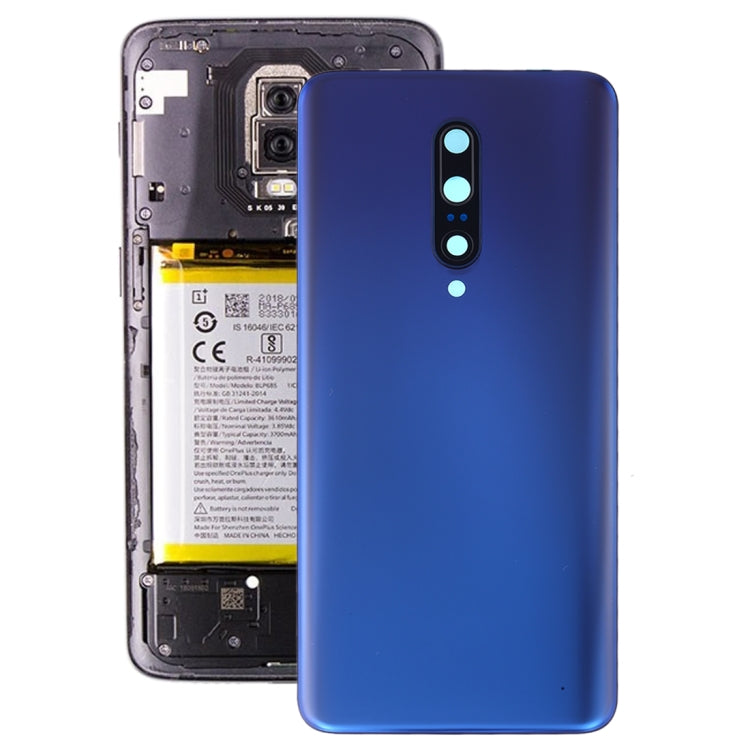 Cache arrière de batterie d'origine pour OnePlus 7 Pro (Bleu)