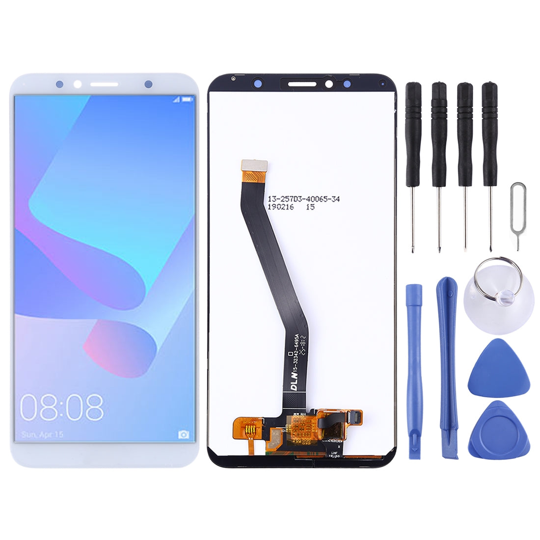LCD Screen + Digitizer Touch Huawei Y6 Prime (2018) White