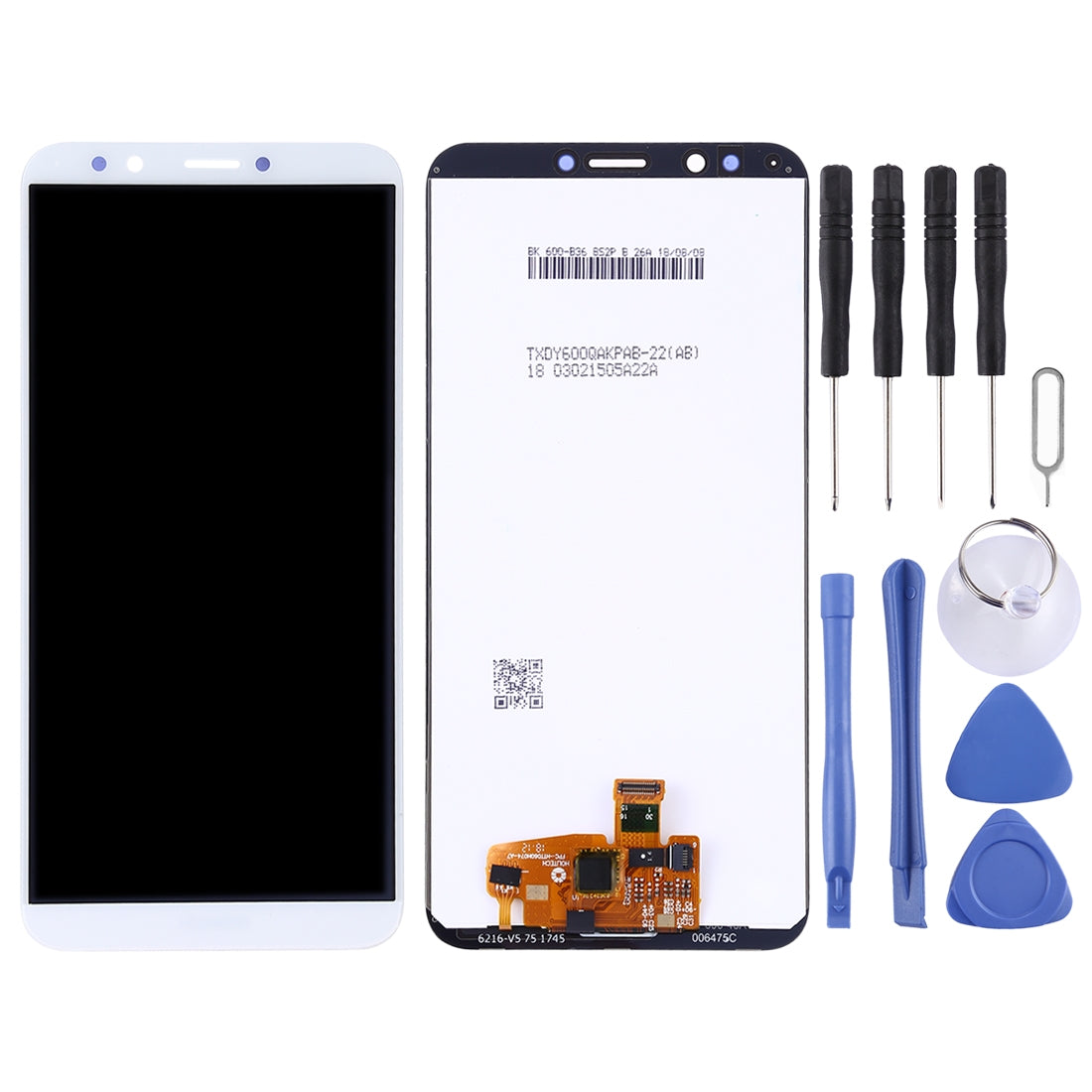 LCD Screen + Touch Digitizer Huawei Y7 Prime (2018) White
