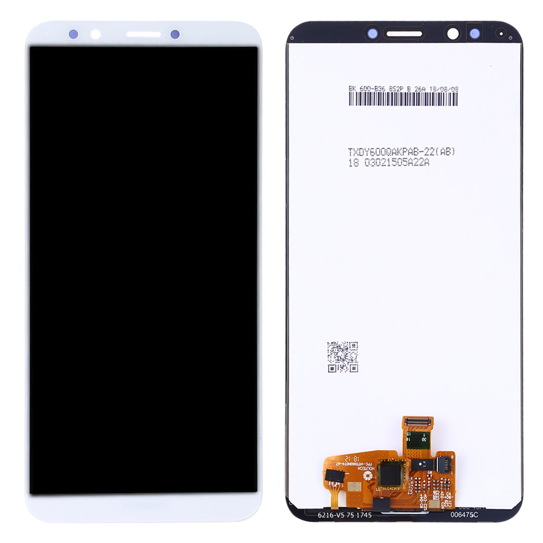 Ecran LCD + Vitre Tactile Huawei Y7 Prime (2018) Blanc
