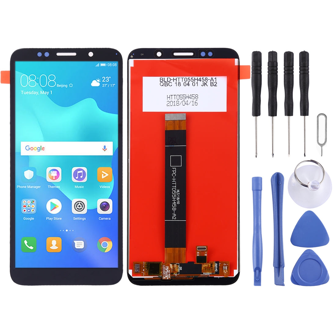 LCD Screen + Touch Digitizer Huawei Y5 Prime (2018) Black