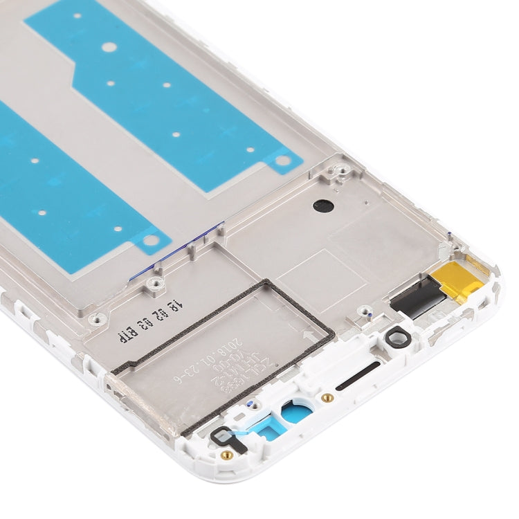 Lunette de cadre LCD du boîtier avant pour Huawei Honor Play 7C (Blanc)