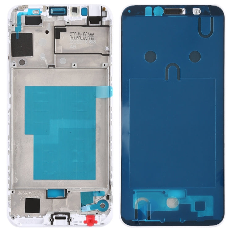 Front Housing LCD Frame Bezel for Huawei Honor Play 7A (White)