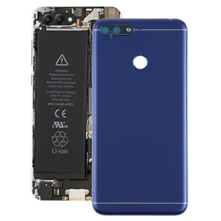 Back Cover with Side Keys and Camera Lens for Huawei Honor Play 7A (Blue)