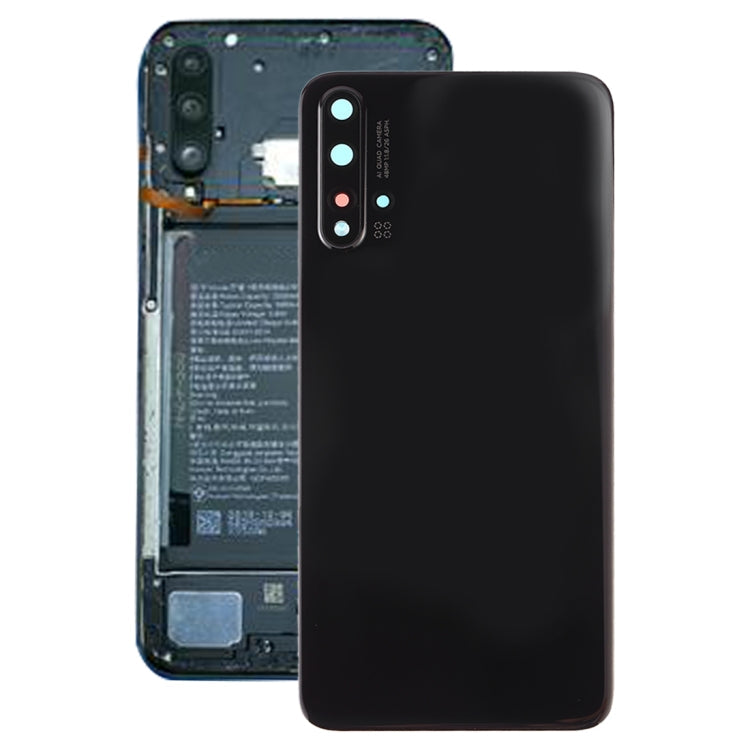 Coque arrière avec objectif d'appareil photo (original) pour Huawei Nova 5 / Nova 5 Pro (noir)