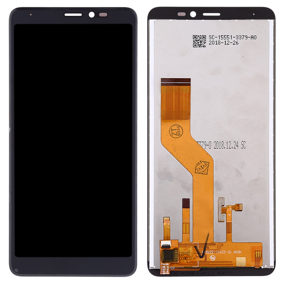 LCD Screen + Digitizer Touch Wiko Y60 Black
