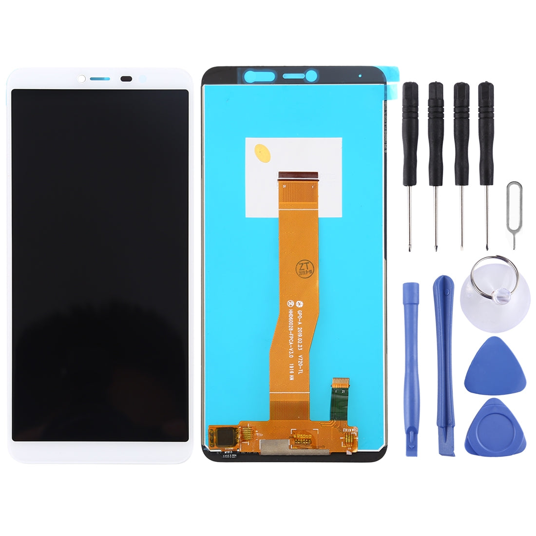 LCD Screen + Touch Digitizer Wiko Y80 White