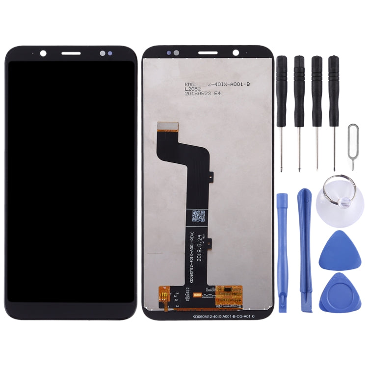 Complete LCD Screen and Digitizer Assembly for HTC U12 Life (Black)