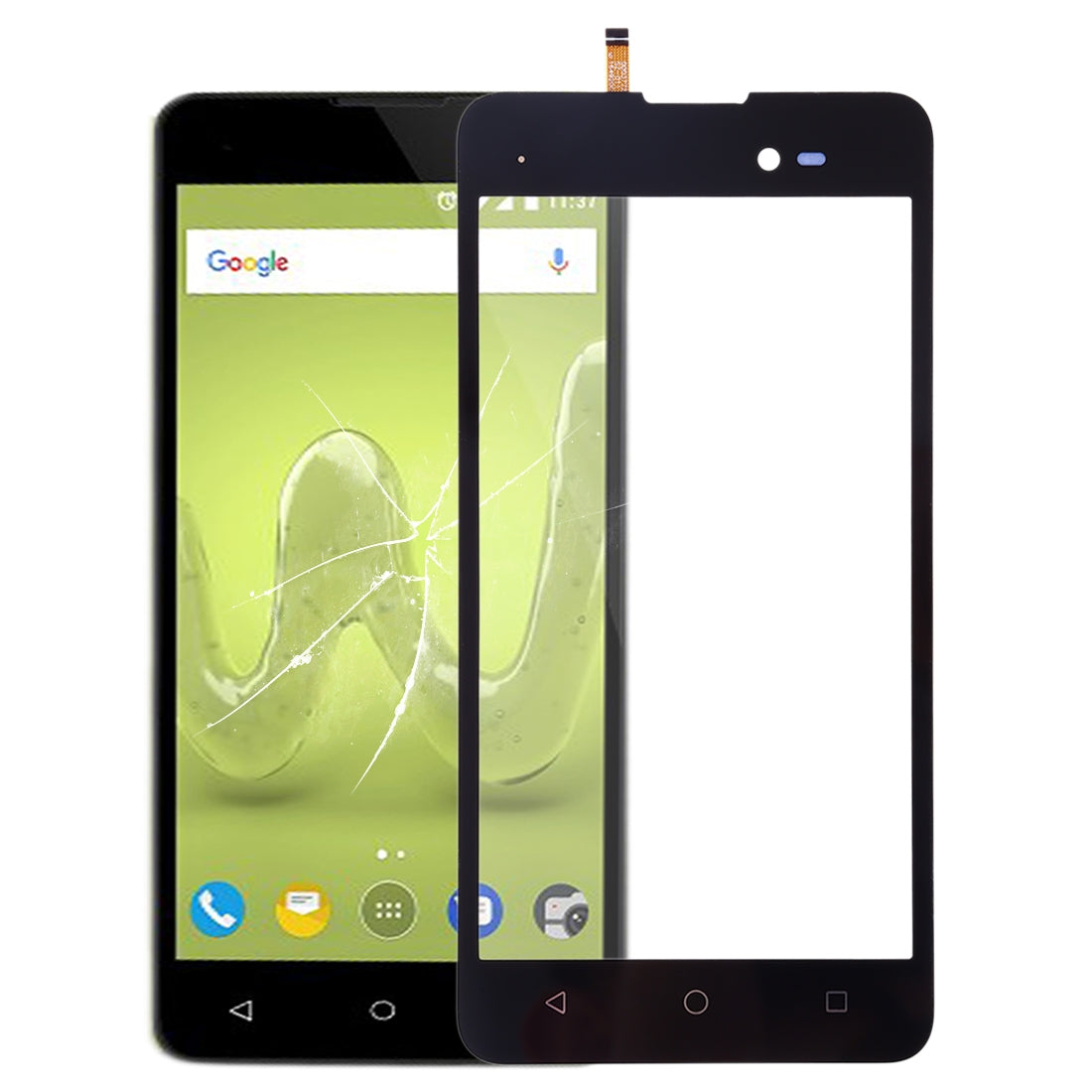 Touch Screen Digitizer Wiko Sunny 2 Plus Black