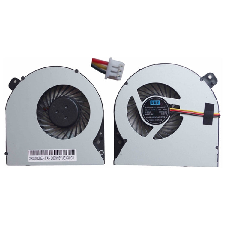 Ventilador de refrigeración de la CPU del ventilador del radiador del ordenador Portátil de 1.56W Para ASUS K55 / K55D