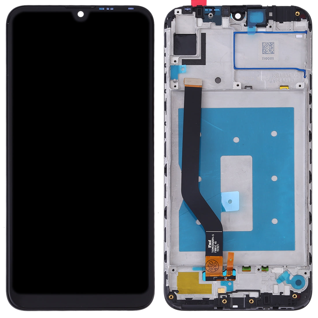Pantalla Completa LCD + Tactil + Marco Huawei Y7 Prime (2019) Negro