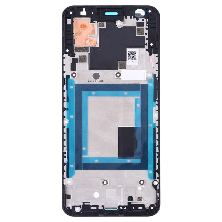 Placa de Bisel de Marco LCD de Carcasa Frontal Para Google Pixel 3A (Negro)