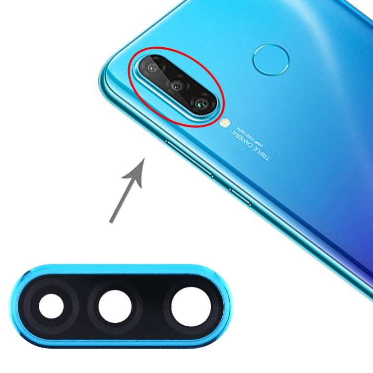 Cubierta de Lente de Cámara Para Huawei P30 Lite (48MP) (Azul)
