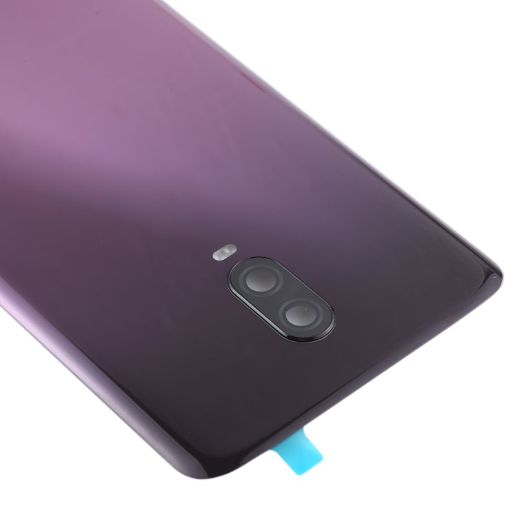 Coque arrière de batterie d'origine avec objectif d'appareil photo pour OnePlus 6T (Violet)