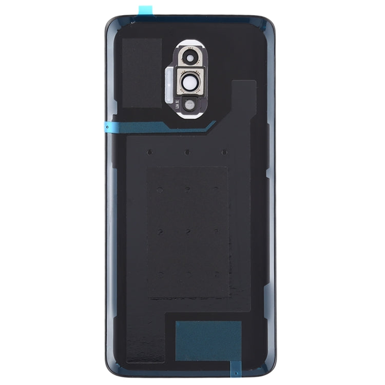 Couvercle arrière de batterie d'origine avec couvercle d'objectif d'appareil photo pour OnePlus 7 (gris)