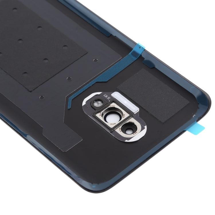 Couvercle arrière de batterie d'origine avec couvercle d'objectif d'appareil photo pour OnePlus 7 (gris)