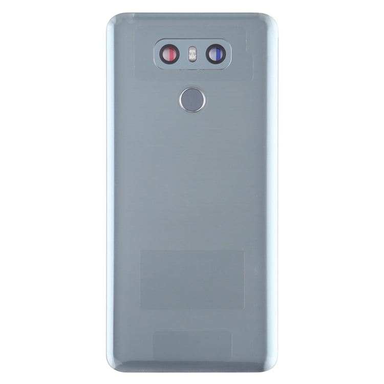 Couvercle arrière de batterie avec objectif d'appareil photo et capteur d'empreintes digitales pour LG G6 / H870 / H870DS / H872 / LS993 / VS998 / US997 (Gris)