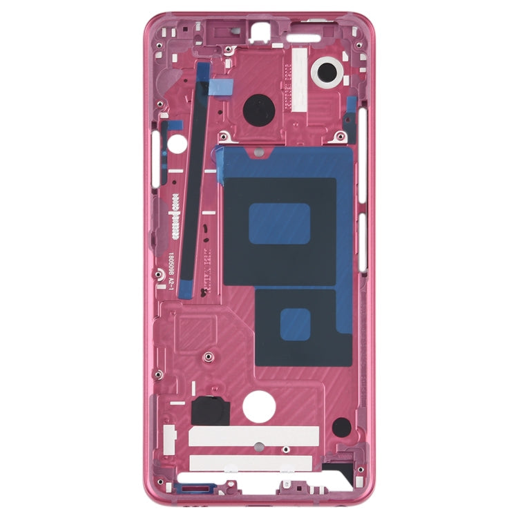 Placa de Bisel de Marco LCD de Carcasa Frontal LG G7 ThinQ / G710 (Rosa)