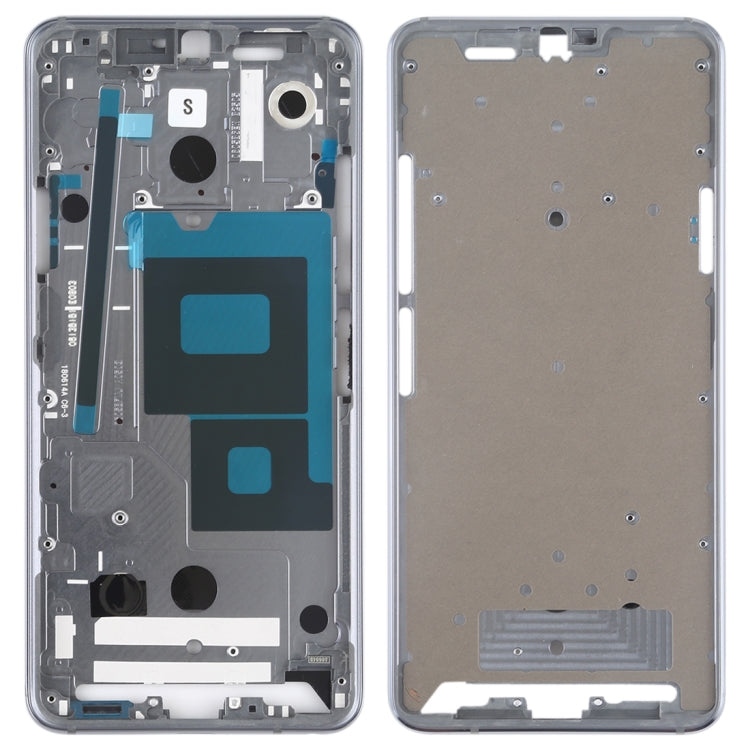 Placa de Bisel de Marco LCD de Carcasa Frontal LG G7 ThinQ / G710 (Plateado)