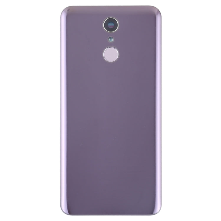 Coque arrière de batterie avec objectif d'appareil photo et capteur d'empreintes digitales pour LG Q7/Q7+ (Violet)