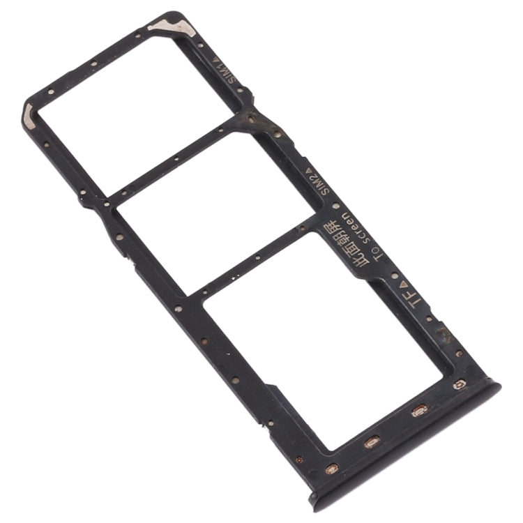 SIM Card Tray + SIM Card Tray + Micro SD Card Tray for Oppo Realme 3 Pro / Realme X Lite (Black)