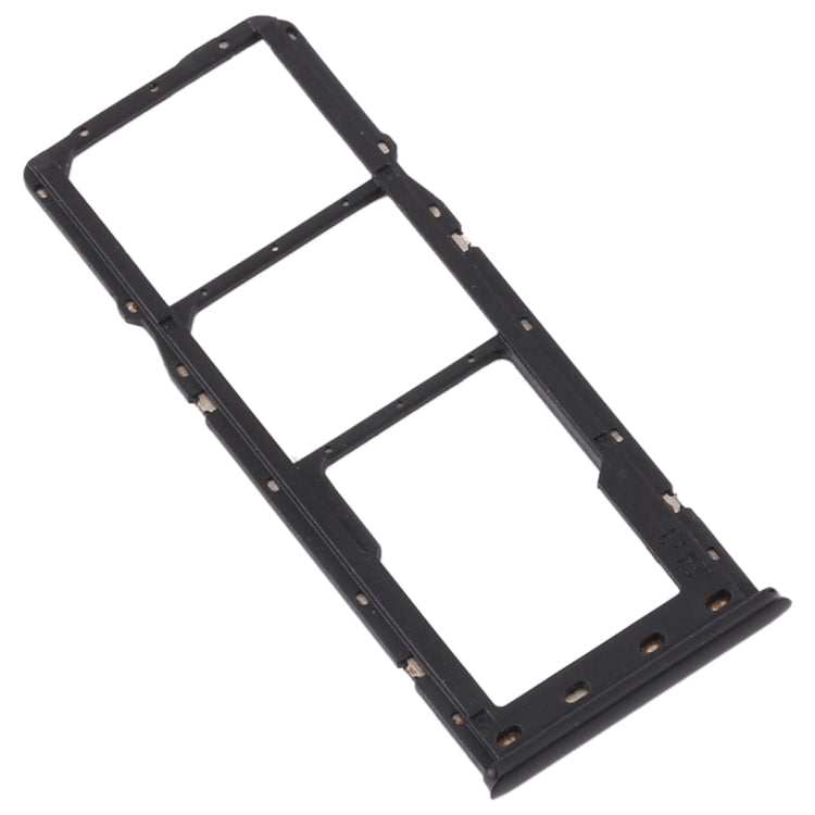 SIM Card Tray + SIM Card Tray + Micro SD Card Tray for Oppo Realme 3 Pro / Realme X Lite (Black)