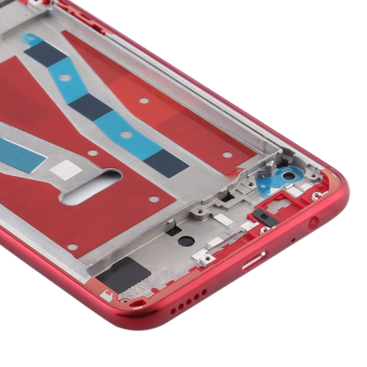 Plaque de cadre central d'origine pour Huawei Honor 9X (rouge)