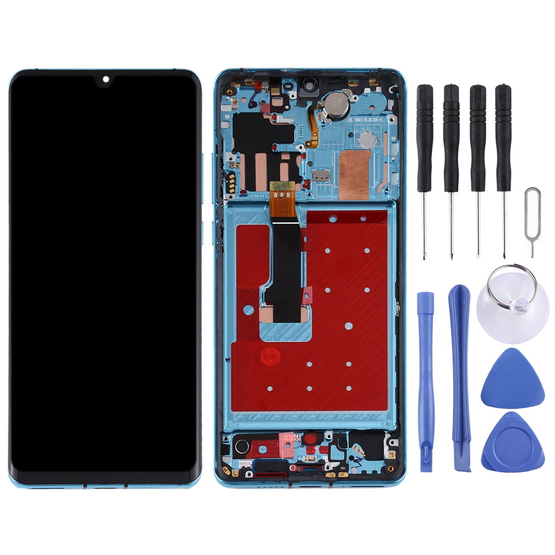 Full Screen LCD + Touch + Frame Huawei P30 Pro MultiColor