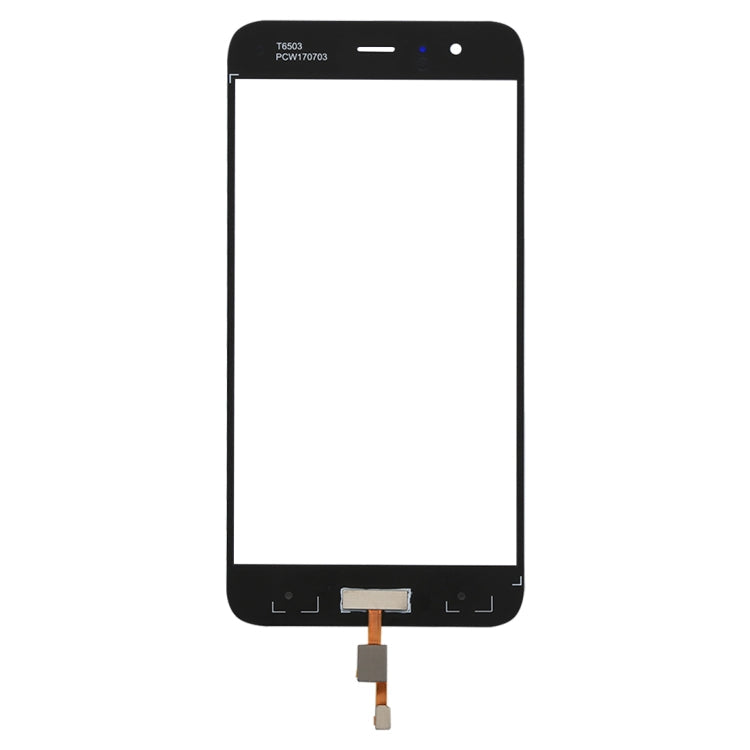 Front Screen Outer Glass Lens Support Fingerprint Identification for Xiaomi MI 6 (Black)