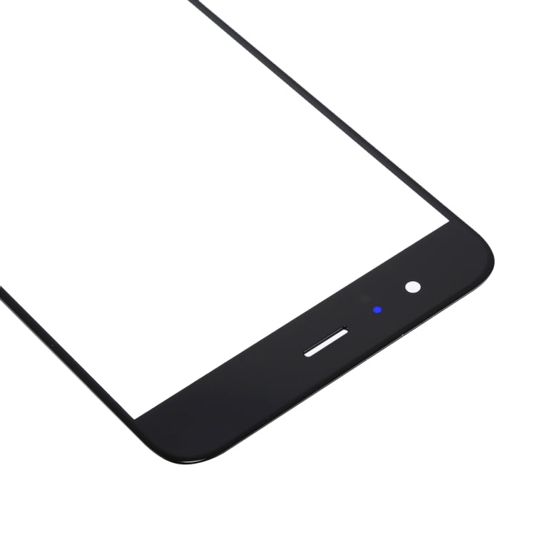 Lentille en verre extérieur de l'écran avant prend en charge l'identification des empreintes digitales pour Xiaomi MI 6 (noir)