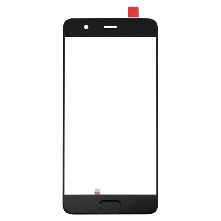 La lentille extérieure en verre de l'écran avant du Huawei P10 Plus prend en charge l'identification des empreintes digitales (noir)