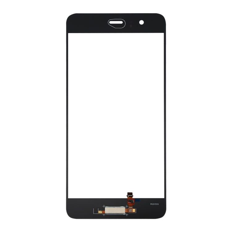 La lentille extérieure en verre de l'écran avant du Huawei P10 Plus prend en charge l'identification des empreintes digitales (noir)