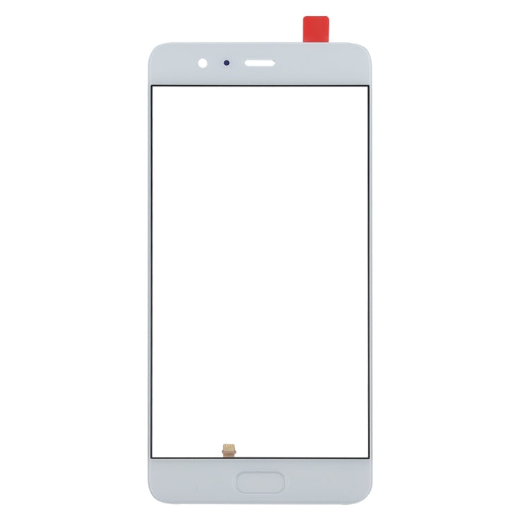 La lentille extérieure en verre de l'écran avant du Huawei P10 Plus prend en charge l'identification des empreintes digitales (blanc)